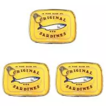 Косметическая сумка в стиле консервированных сардин, милая сумка для хранения, креативная для работы (желтый)