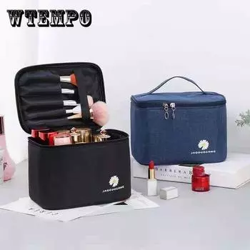 Косметическая сумка Женская большая емкость Портативная стирка Средства по уходу за кожей Сумка для хранения Сумка для хранения Косметическая сумка 22*17*15cm фиолетовый