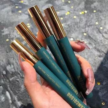 Косметическая тушь для ресниц, водонепроницаемая, мягкая, уникальная, красочная, удлиненная тушь для ресниц премиум-класса для женщин A коричневый