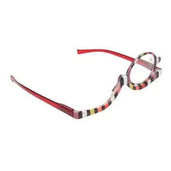 Косметические очки для глаз вращающиеся увеличительные очки для макияжа и чтения для выступлений вечеринок +3.00