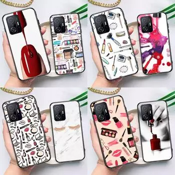 Косметический чехол для лака для ногтей для POCO F5 X5 X3 Pro X4 F4 GT F3 M5s C40, чехол для Xiaomi 13 12 Lite 11T 12T Pro 12X Mi 12 Lite