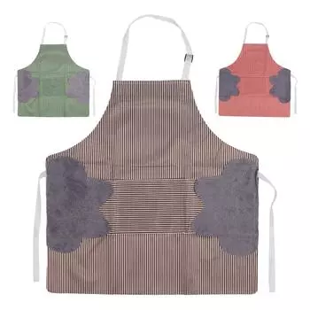 Косметический фартук для лака для ногтей Фартук-нагрудник Фартуки для маникюра с регулируемой горловиной Brown