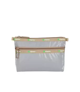 Косметический мешочек 50th Gray Shine [LeSportsac] [Официальный] CLUTCH/7105