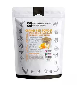 Косметический порошок цедры Апельсина (200 г), Orange Peel Powder, Heilen Biopharm 16.625