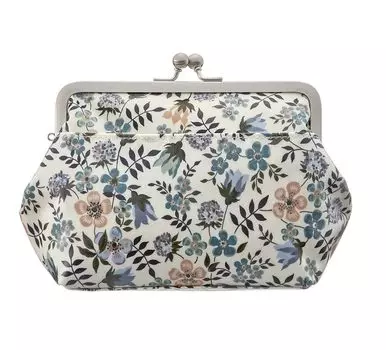 Косметический премиум Liberty Gift поставляется с мини-аксессуаром Floral Large Free Сделано в Эдинуме Белый мешочек, принт, коробка, чехол, узор, емкость,