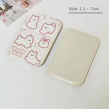 Косметическое зеркало мини-размера одностороннее компактное ручное зеркало новое косметическое зеркало для студенток