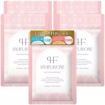 косметической добавкой HYAFLAVONE Bust Care Body Care Supplement Низкомолекулярная гиалуроновая кислота Агликон Изофлавон Эластин Плацента Коллаген Липосомальный витамин