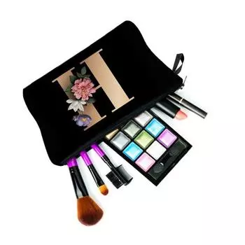 Косметичка 3D цифровая печать буква цветочный узор женский многоцелевой нежный карандаш Y