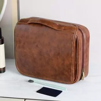 Косметичка для хранения с переносной ручкой и крючком, много отделений, большая вместимость чёрный