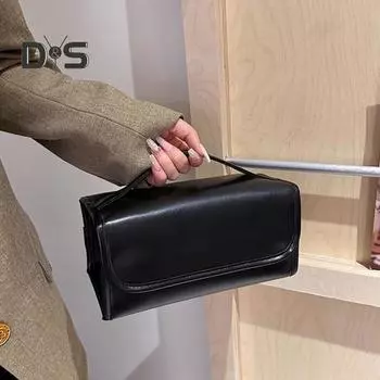 Косметичка для хранения со съемными отделениями, вместительная, на молнии, дорожная косметичка, органайзер для косметики с ручкой хаки