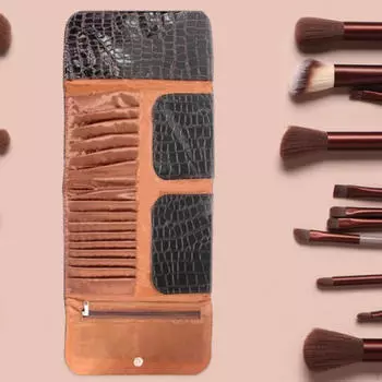 Косметичка для макияжа, 16 слотов, пыленепроницаемый, компактный, портативный, для домашнего использования, профессиональный карандаш для бровей