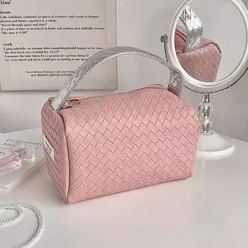 Косметичка из искусственной кожи, подушка, косметичка, женский органайзер большой емкости для хранения, многофункциональный дорожный набор туалетных принадлежностей, сумка