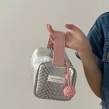 Косметичка из искусственной кожи, подушка, косметичка, женский органайзер большой емкости для хранения, многофункциональный дорожный набор туалетных принадлежностей, сумка as the picture