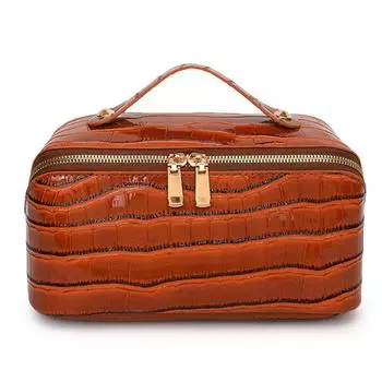 Косметичка из искусственной кожи Простая косметичка Женская косметичка (белый) SN9F