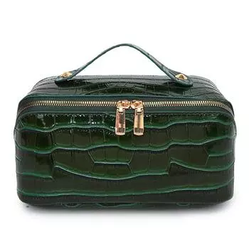 Косметичка из искусственной кожи Простая косметичка Женская косметичка (коричневый) КДЕ