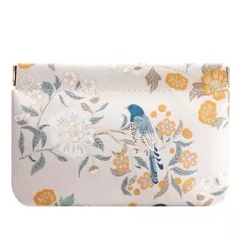 Косметичка из ПУ Водонепроницаемый Мешочек для Монет Портативные Кошельки Для Монет Путешествия 15x10.3cm-B