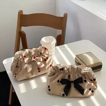 Косметичка, износостойкий, большой емкости, легкий, модный, вишневый, косметичка, косметические клатчи для ежедневного использования чёрный