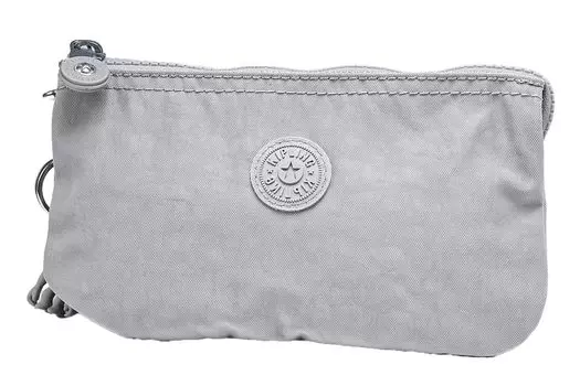 Косметичка Kipling для женщин и CREATIVITY Серая компактная [Kipling] мужская, L, Серый, K1326589L, [Б/у]
