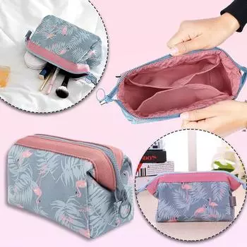 Косметичка-клатч Nikitas, косметичка-косметичка, косметичка с несколькими отделениями, косметический органайзер, косметический пенал One Size розовый