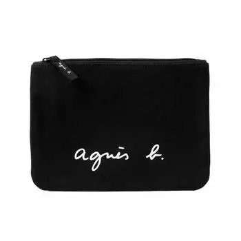 Косметичка Косметичка Хлопок 1 шт [Agns b.VOYAGE] agnesb.VOYAGE GO03-05 (черный) (х 1) чёрный