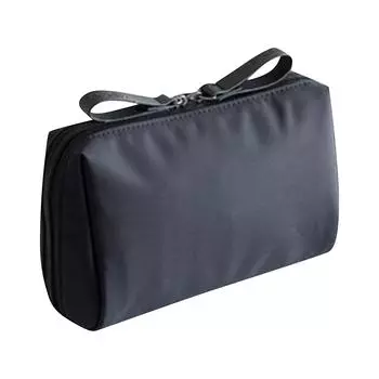 Косметичка, косметичка маленькая, косметичка для губной помады, косметичка для губной помады, маленькая косметичка с отделениями, дорожная косметичка для туалетных принадлежностей One Size чёрный
