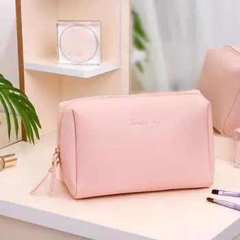 Косметичка легко носить с собой, противоударная, большая вместимость зелёный