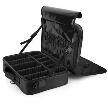 Косметичка Luxspire Косметичка Сумка для кистей для макияжа Косметичка из ЭВА Косметичка Косметичка Зеркало Плечевой ремень в комплекте Профессиональный разделитель