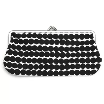 Косметичка Marimekko Rasymatto Silmalasi Kukkaro x 10x19см 047830 190 Косметичка Rasymatto Silmalasi Kukkaro Косметичка для макияжа (Белый черный) [Элемент] белый