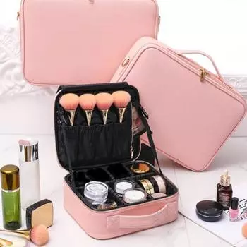 Косметичка на молнии большой вместимости, противоударная