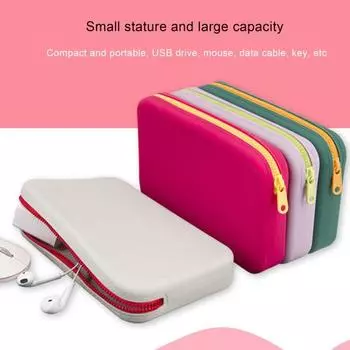 Косметичка на молнии, портативная силиконовая сумка для хранения косметики со съемным ремешком для домашних путешествий фиолетовый