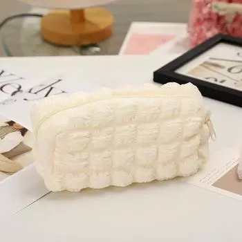 Косметичка однотонный пенал креативная сумка-подушка большая вместительная сумка для девочек школьные принадлежности канцелярская коробка