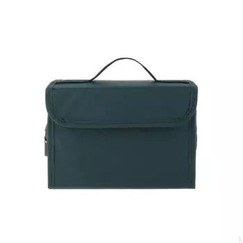 Косметичка-органайзер, дорожная косметичка с застежкой-молнией, многофункциональный футляр для косметики зелёный