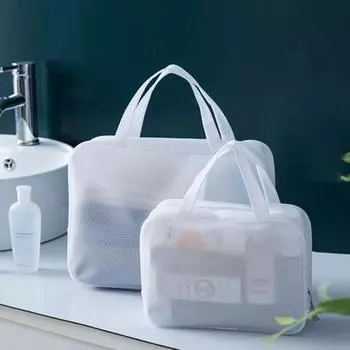 Косметичка Полупрозрачная застежка-молния EVA Многофункциональная сумка для макияжа Сумка для туалетных принадлежностей Хозяйственные принадлежности