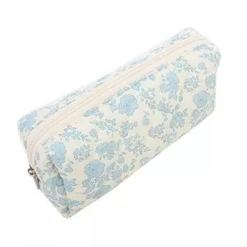 Косметичка с цветочным принтом на молнии, большая вместительная молния, косметичка, дорожные сумки для хранения, ручная сумка-органайзер для мелочей S