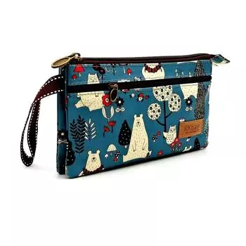 Косметичка с мультяшными животными, большая вместительная сумка для денег, новая сумка для хранения, женская