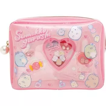 Косметичка San-X Sumikko Gurashi Sumik Розовый FE41301 В120Ш160Г60мм
