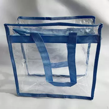 Косметичка складная для женщин и мужчин косметичка для покупок на открытом воздухе путешествия пляж концерты синий