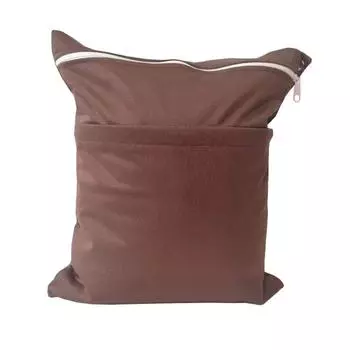 Косметичка Сумка для подгузников Сумка для хранения многоразовых подгузников Новая сумка для мокрого и сухого Детская ткань Coffee