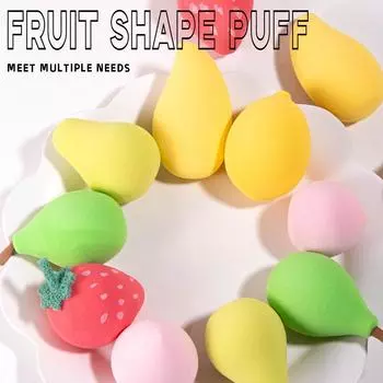 Косметика для лица Fruit Puff не ест пудру Сухой и влажный инструмент красоты Яйцо красоты