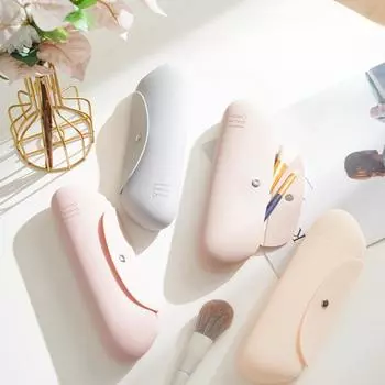 Косметологическая сумка для хранения, пыленепроницаемая сумка для хранения инструментов для кистей для макияжа, портативная дорожная сумка для хранения 23*9*3CM розовый