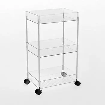 Косметологическая тележка на колесах белый