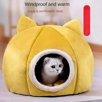 Космическая капсула для кошачьего туалета, четырехсезонный универсальный кошачий домик, закрытая комната для кошек, товары для домашних животных, круглый шар, питомник для собак XS31*31*30cm фиолетовый