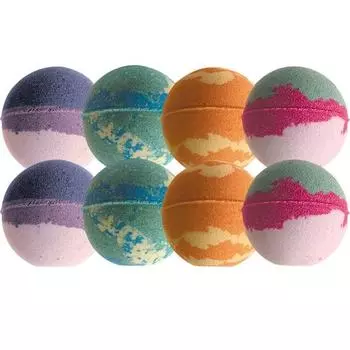 Космическая коллекция бомбочек для ванны Kundal, набор из 4 предметов, 2 комплекта