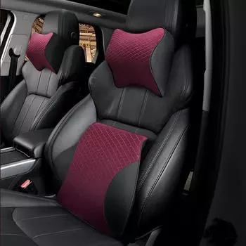 Космическая пена с эффектом памяти, автомобильная поясничная поддержка, авто подушка для шеи, подголовник, подголовник