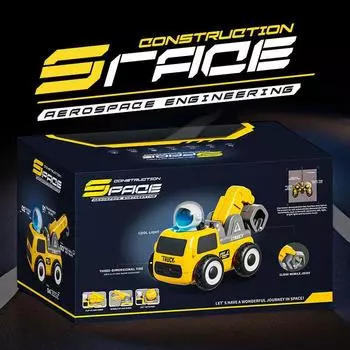 Космические милые забавы, опрокидывающиеся игрушки, детские подарки на день рождения, игрушечные машинки с дистанционным управлением красный