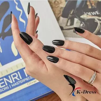 Космический черный (Миндаль) Типсы Magic Press Dashing Diva