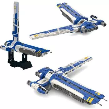 Космический фильм Stinger Mantis Building Block Spaceship Shuttle Rocket Ultimate Playset Technology Bricks Collection Toys no Paper Book