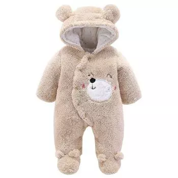 Космический костюм Moms Care Happy Bear Hood, размер 3М, лучшая детская одежда из Кореи