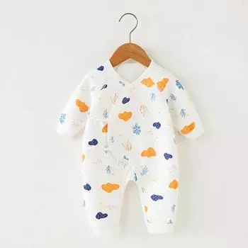 Космический костюм Venese Baby Pull Snap Pattern с длинными рукавами, размер 59, лучшая детская одежда в Корее