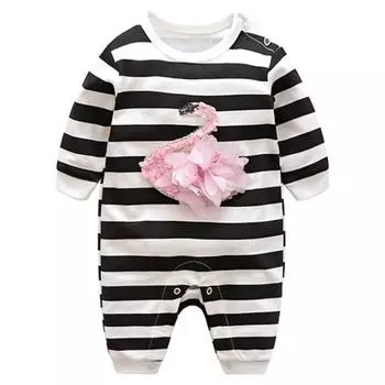 Космический костюм Venese Stripe Swan G04BSP1038 Размер 24м, лучшая детская одежда из Кореи